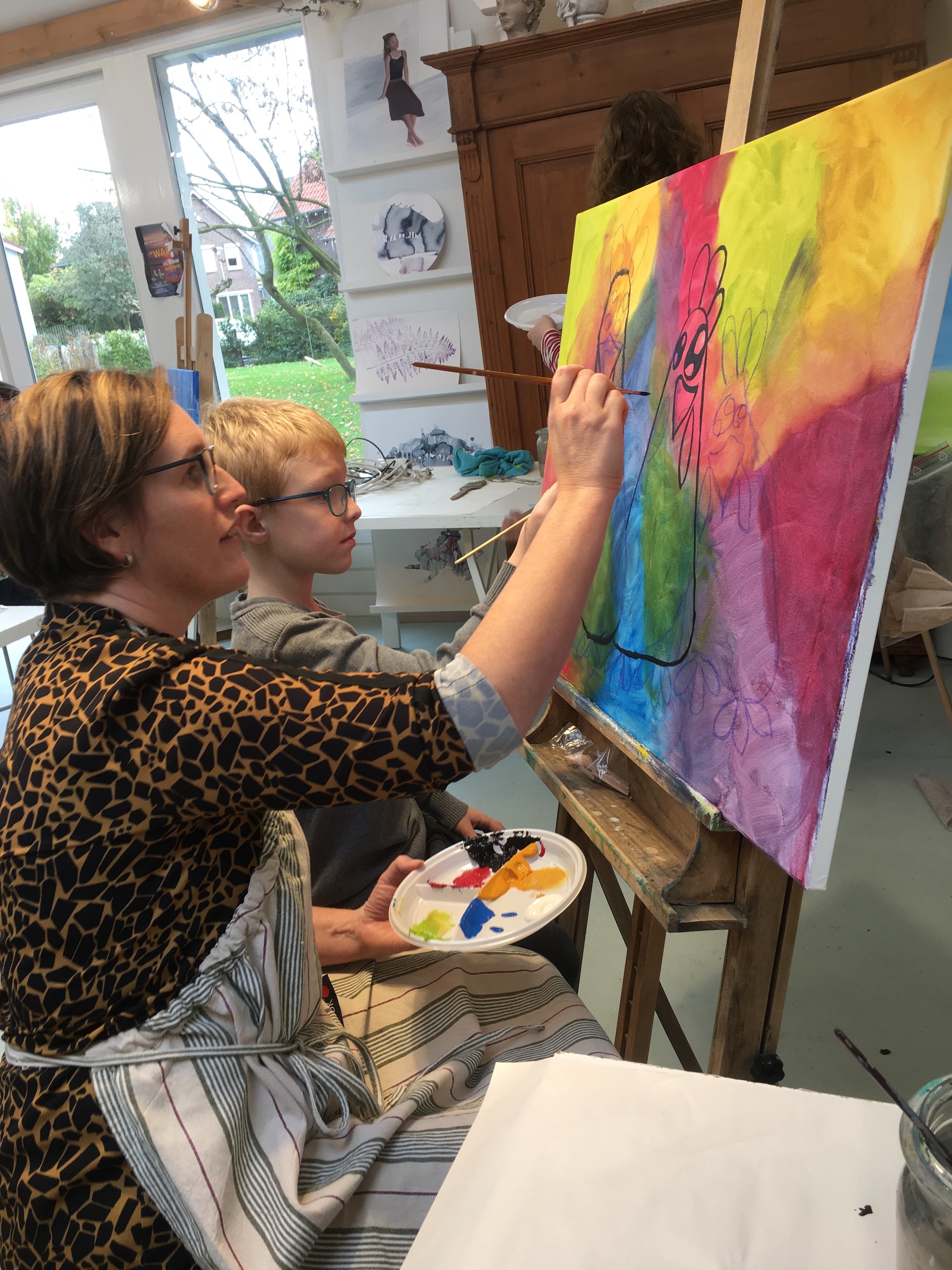 Verbeteren Ordelijk Aan het water Kind-ouder schilderen – Marian Litjens